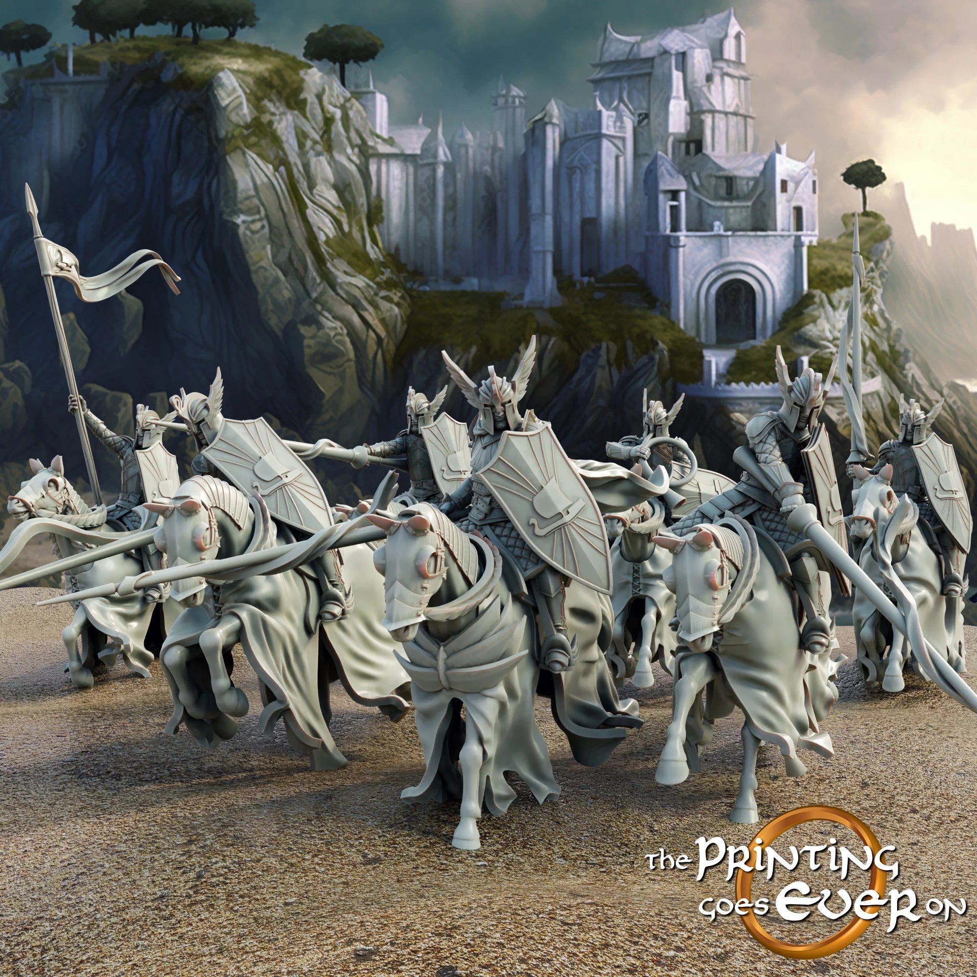 Swan Knight Warband - Mounted